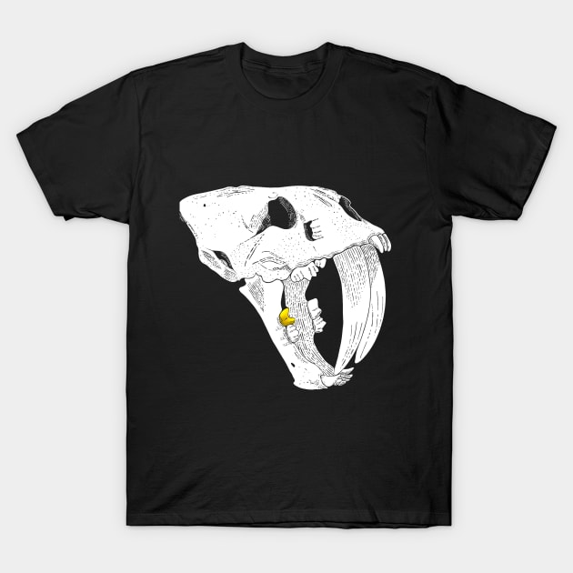 Gold Tooth Tiger T-Shirt by javierv07